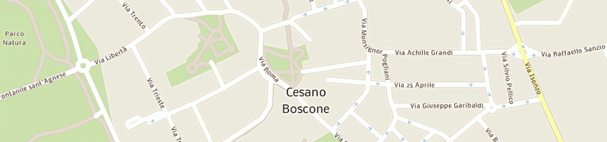 Mappa della impresa b e b impresa di pulizie sas a CESANO BOSCONE