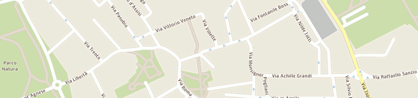 Mappa della impresa studio piloni sdf di lino leonardo piloni e c a CESANO BOSCONE