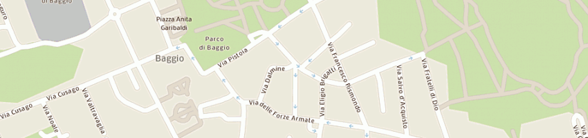 Mappa della impresa zarbo aldo a MILANO