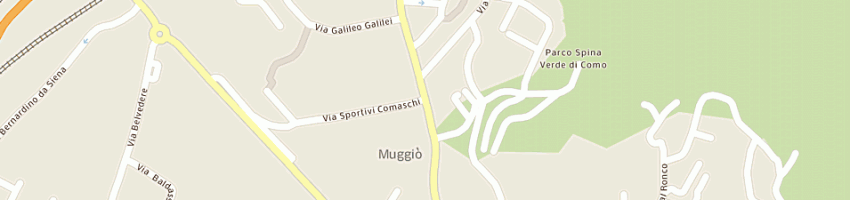 Mappa della impresa menchini sergio a COMO