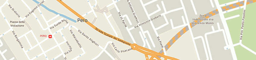 Mappa della impresa blustar car srl a PERO