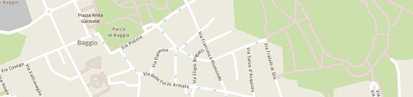 Mappa della impresa fratelli balestri srl a MILANO