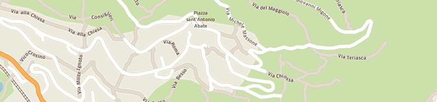 Mappa della impresa bar arcobaleno di bozzo cristian a PIEVE LIGURE
