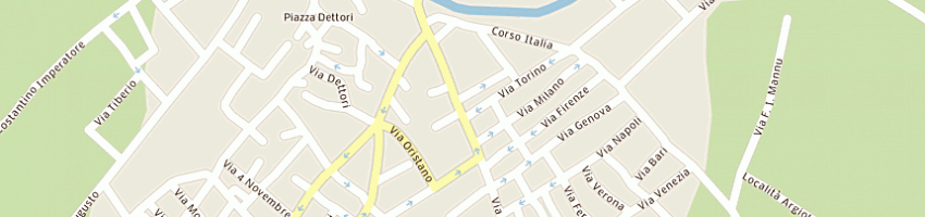 Mappa della impresa spingola nicolo a SESTU