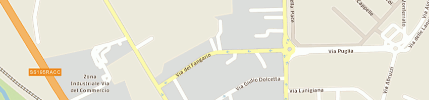 Mappa della impresa meloni flli snc a CAGLIARI