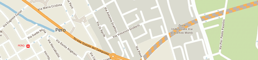 Mappa della impresa mv fonderia di ing claudio venci e c sas a PERO