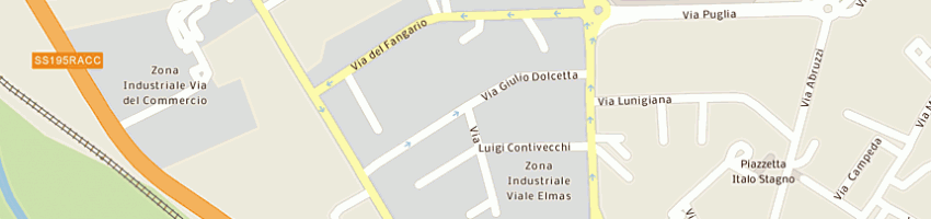 Mappa della impresa eti services di carlo fadda e c snc a CAGLIARI