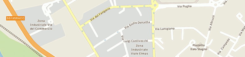 Mappa della impresa sitzia francesco a CAGLIARI
