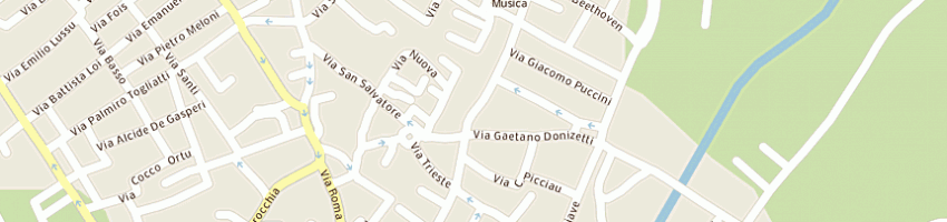 Mappa della impresa luchi aldo a CAGLIARI
