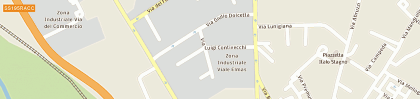 Mappa della impresa monpan srl a CAGLIARI