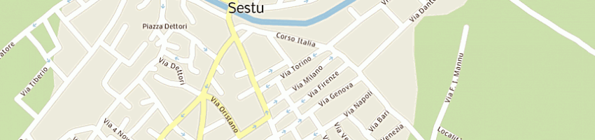 Mappa della impresa car optional a SESTU