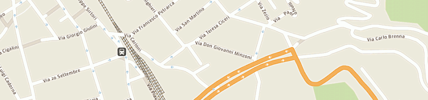 Mappa della impresa molteni carlo mario a COMO