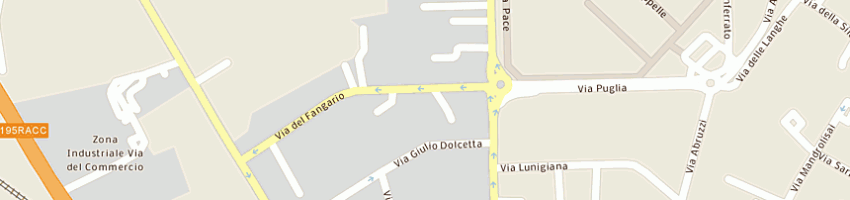 Mappa della impresa la vernice srl a CAGLIARI