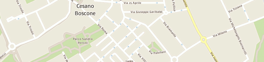 Mappa della impresa nuova arredo srl a CESANO BOSCONE