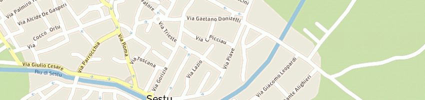 Mappa della impresa ateneo srl a SESTU