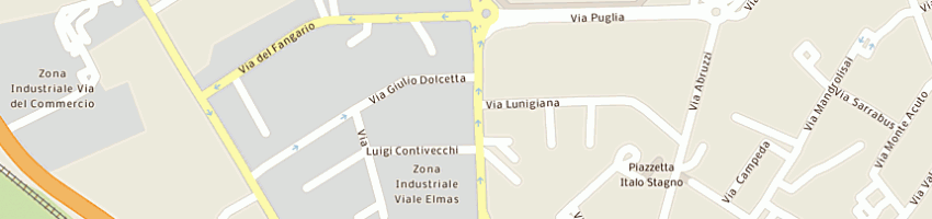 Mappa della impresa l'antifurto sas a CAGLIARI