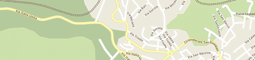 Mappa della impresa autocarrozzeria spano e pes a TEMPIO PAUSANIA
