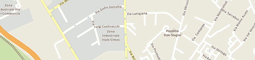 Mappa della impresa medigas scarl a CAGLIARI