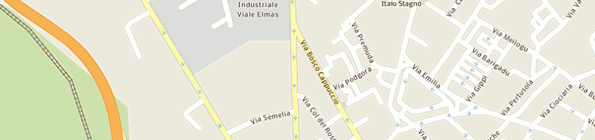 Mappa della impresa sarevi (srl) a CAGLIARI