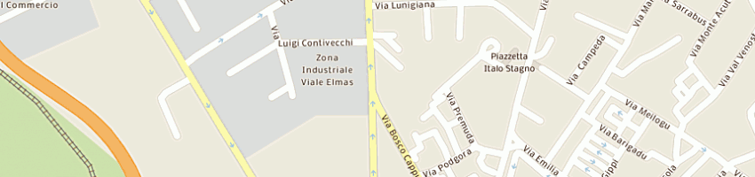 Mappa della impresa imco srl a CAGLIARI