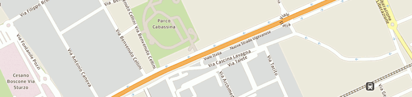 Mappa della impresa ginelli e varisco di ginelli vittorio e c snc a CORSICO