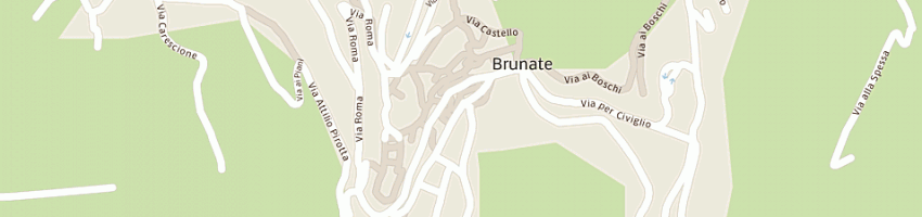 Mappa della impresa locanda milano 1873 a BRUNATE