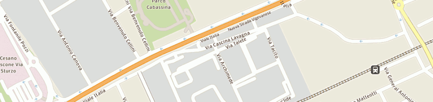 Mappa della impresa self-service talete di brazzale me c snc a CORSICO