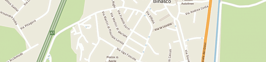 Mappa della impresa grandi corrado a BINASCO