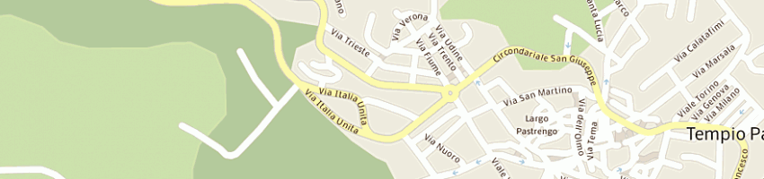 Mappa della impresa fresi sas di lino fresi e c a TEMPIO PAUSANIA