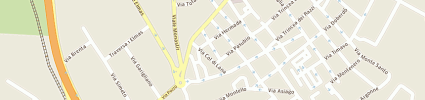 Mappa della impresa manca alberto a CAGLIARI