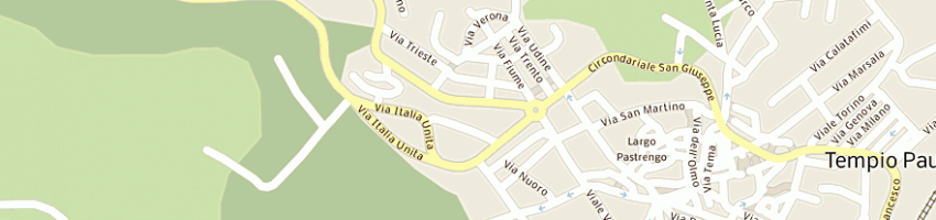 Mappa della impresa istituto privato palladio a TEMPIO PAUSANIA