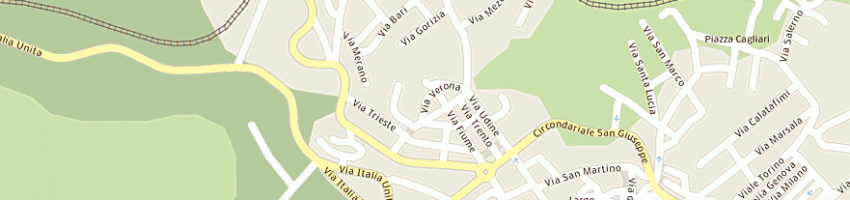 Mappa della impresa sviluppo discount spa a SASSARI