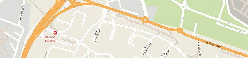 Mappa della impresa cuffari ornella a MILANO