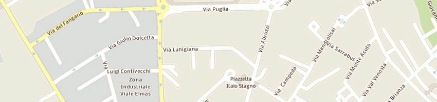 Mappa della impresa sga service srl a CAGLIARI