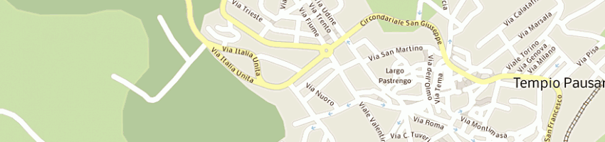 Mappa della impresa riello spa a TEMPIO PAUSANIA
