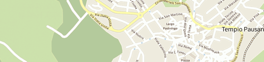 Mappa della impresa demuro emanuele a TEMPIO PAUSANIA