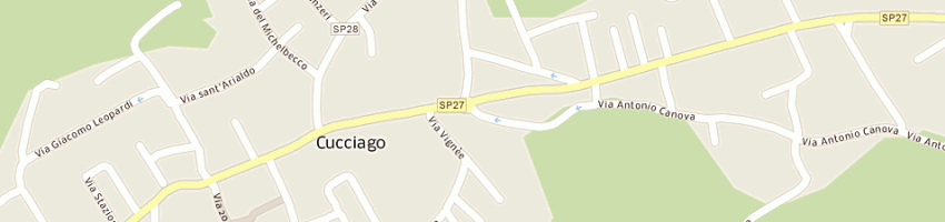 Mappa della impresa bocchi lino a CUCCIAGO