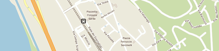 Mappa della impresa pischedda franco e c sas a CAGLIARI