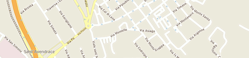 Mappa della impresa urru cesare filippo a CAGLIARI