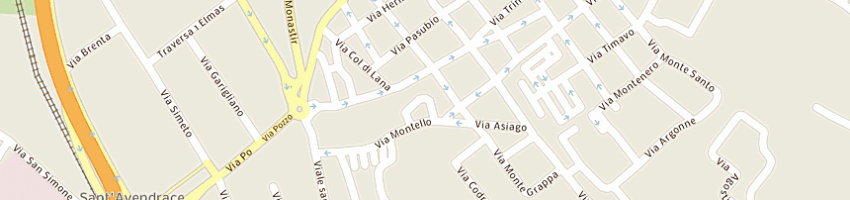 Mappa della impresa ancelle sacra famiglia a CAGLIARI