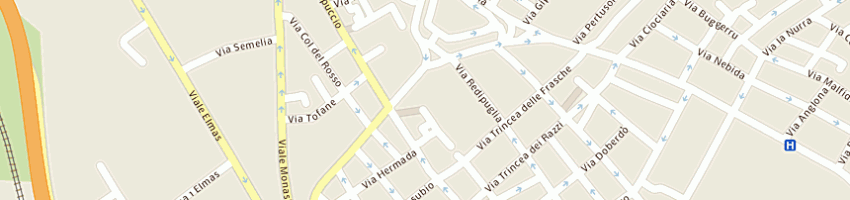 Mappa della impresa prai di sodano vincenzo a CAGLIARI