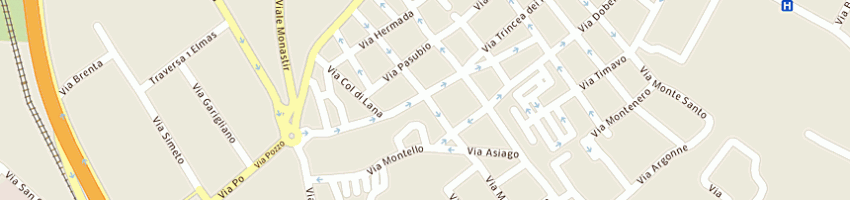 Mappa della impresa punto immobiliare sant avendrance sas di mauro contini e c a CAGLIARI