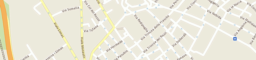 Mappa della impresa frau claudio a CAGLIARI
