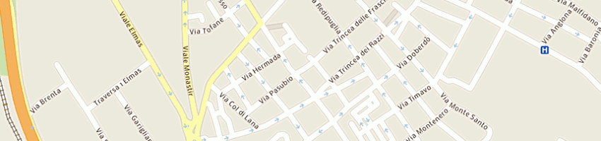 Mappa della impresa loddo elisabetta a CAGLIARI