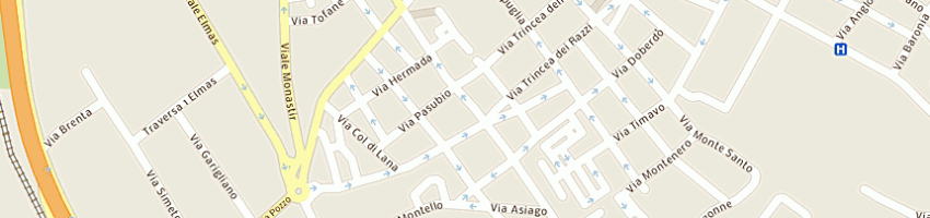 Mappa della impresa randaccio michele a CAGLIARI