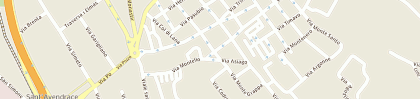Mappa della impresa cossu maria efisia a CAGLIARI