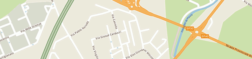 Mappa della impresa longhi gianni a BINASCO
