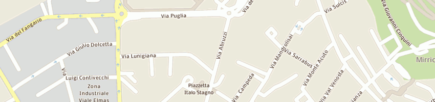 Mappa della impresa cotras a CAGLIARI