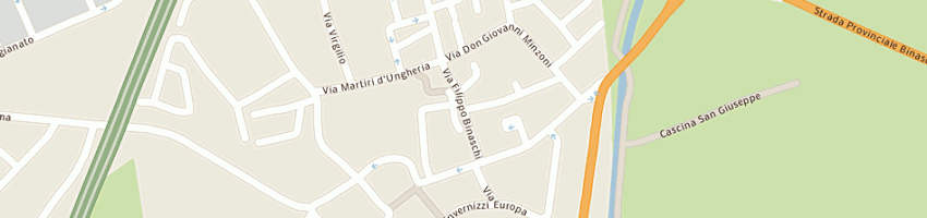 Mappa della impresa geco snc di rescia franco e ghiazzi andrea a BINASCO