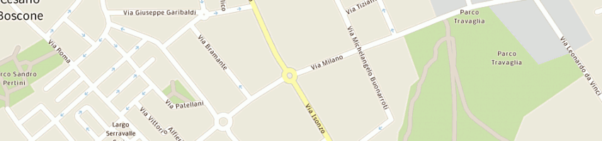 Mappa della impresa salari giuseppe a CESANO BOSCONE